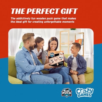 Fast Sling Puck Board Game for Family Fun - XL Edition