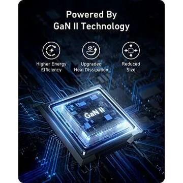 Anker 100W USB C Charger Block (GaN II), 3 Port Fast Compact Wall Charger for MacBook, Dell XPS, iPad Pro, Galaxy S24, iPhone 16 / 15 and more series