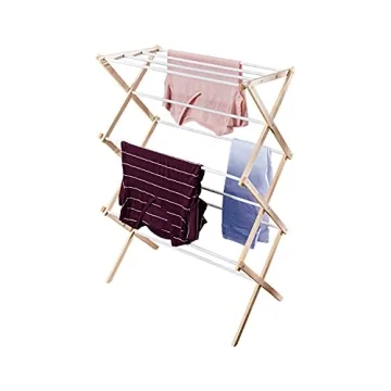 Honey-Can-Do Lightweight Wooden Drying Rack for Laundry