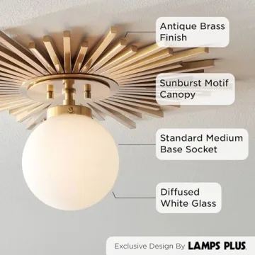 Possini Euro Design Hazel Modern Ceiling Light Fixture