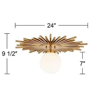 Possini Euro Design Hazel Modern Ceiling Light Fixture