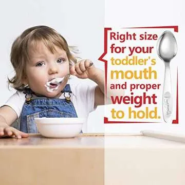 Toddler Utensils Set - FUNNUO Stainless Steel Forks and Spoons