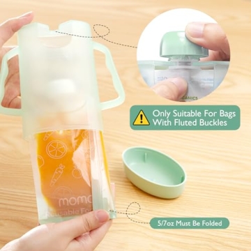 Momcozy Squeeze Pouch Holder for Mess-Free Self-Feeding