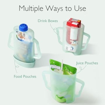 Momcozy Squeeze Pouch Holder for Mess-Free Self-Feeding