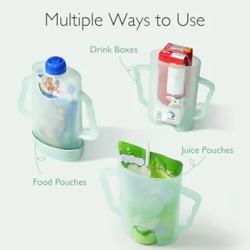 Momcozy Squeeze Pouch Holder for Mess-Free Self-Feeding
