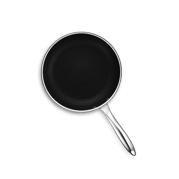 HexClad 10-Inch Fry Pan with Lid - Nonstick & Induction Ready