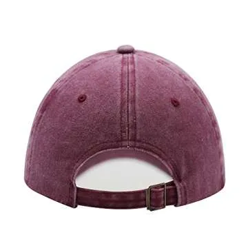 Vintage Washed Distressed Baseball Cap for All
