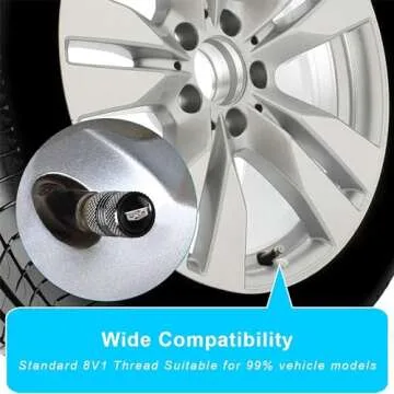 Durable Tire Valve Stem Cap Cover for Cadillac Vehicles