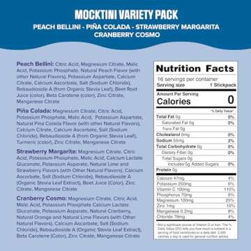 Ultima Replenisher Mocktini Variety Electrolyte Mix 16 Pack