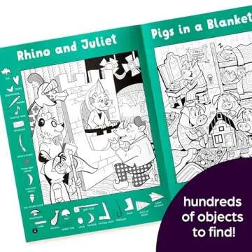 Highlights Hidden Pictures 2023 Special Edition Activity Books for Kids Ages 6 and Up - 4-Book Set o...