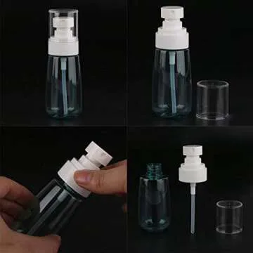 M-Aimee 60ml Fine Mist Spray Bottles - Travel Friendly