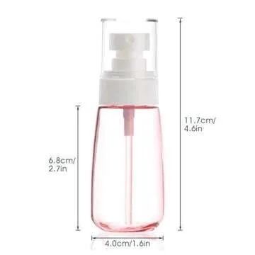 M-Aimee 60ml Fine Mist Spray Bottles - Travel Friendly