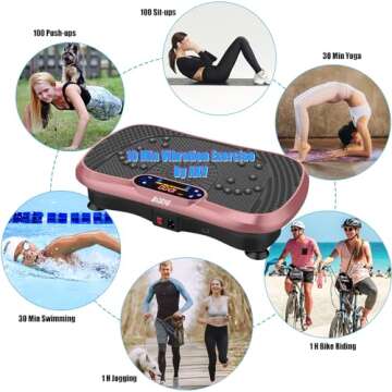 AXV Vibration Plate Fitness Platform - Transform Your Workout