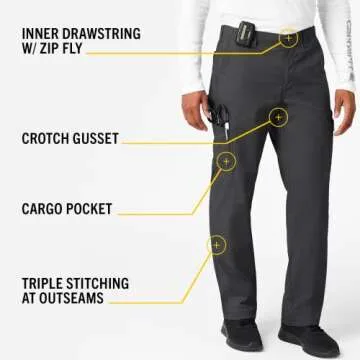 Carhartt Men’s Rugged Flex Ripstop Cargo Pants - Dark Pewter