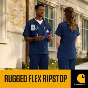 Carhartt Men’s Rugged Flex Ripstop Cargo Pants - Dark Pewter