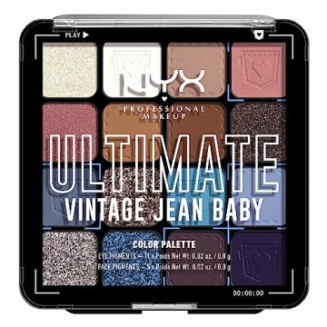 NYX PROFESSIONAL MAKEUP Ultimate Shadow Palette – Vintage Jean Baby