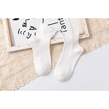 Stylish Ruffle Turn-Cuff Women Socks for Every Occasion
