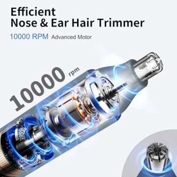 Jisho Nose Hair Trimmer for Men and Women – Quiet and Powerful