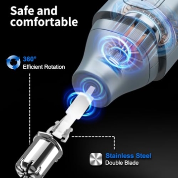 Jisho Nose Hair Trimmer for Men and Women – Quiet and Powerful