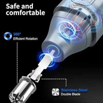 Jisho Nose Hair Trimmer for Men and Women – Quiet and Powerful