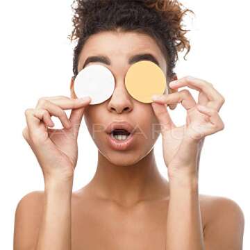 Facial Sponges - APPEARUS Compressed Natural Cellulose Face Sponge - Made in USA - Spa Sponges for F...