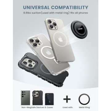 Magnetic Phone Grip for Magsafe - 360° Rotation