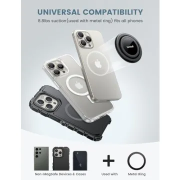 Magnetic Phone Grip for Magsafe - 360° Rotation