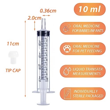 10mL Syringe - Versatile for Food, Crafts, and More