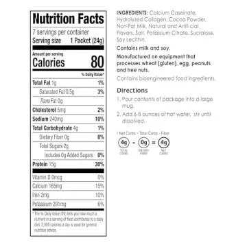 BariWise Protein Hot Chocolate - Low Carb & Keto Friendly