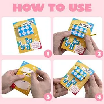 JOYIN 28 Packs Valentine's Day Cards with Snake Twist Toys for Kids, Snake Twist Puzzle Magic Stress Relief Fidget Toys with Cards for Valentine Classroom Exchange Prizes Party Favor