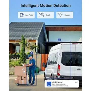 ANNKE Home Wired Camera Security System with Audio, 8CH 3K Lite H.265+ AI DVR with 1 TB Hard Drive and 8 X 1080P IP67 Weatherproof Cameras with Dual Light, Human/Vehicle Detection, Color Night Vision