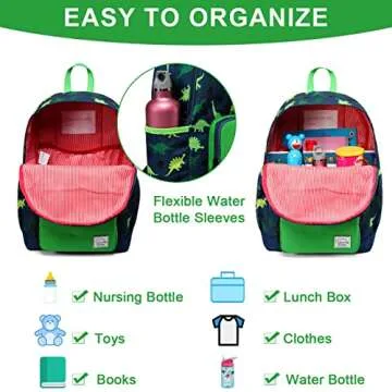 VASCHY Toddler Kids Backpack for Preschool Adventures