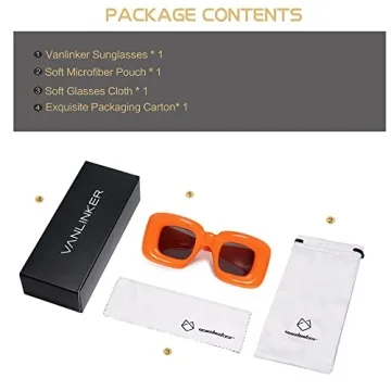 Stylish VANLINKER Inflated Sunglasses for Trendy Fashion