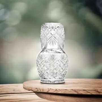Godinger Shannon Crystal Night Water Carafe & Glass Set