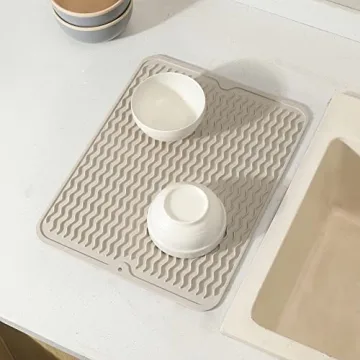 MicoYang Silicone Dish Drying Mat - Versatile & Easy to Clean
