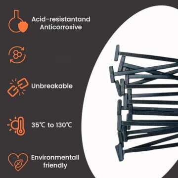 Nylon Universal Cable Tie Buckle for Easy Repairs (50pcs)