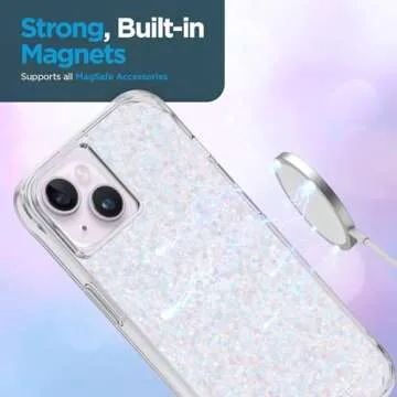 Stylish Twinkle Diamond Case for iPhone 15 Plus/14 Plus