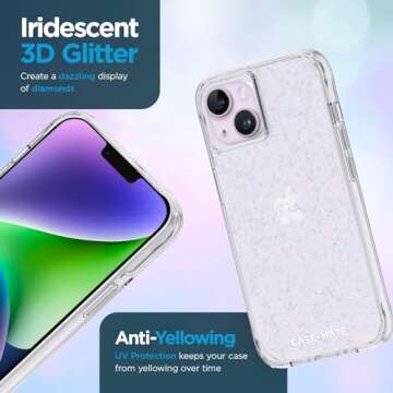 Stylish Twinkle Diamond Case for iPhone 15 Plus/14 Plus