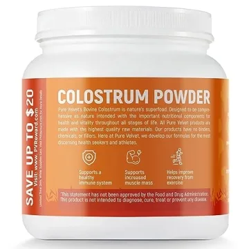 Pure Velvet Bovine Colostrum Powder for Gut Health and Growth