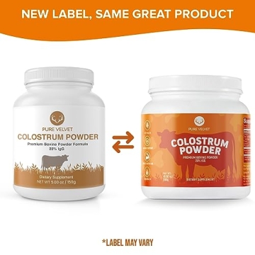 Pure Velvet Bovine Colostrum Powder for Gut Health and Growth