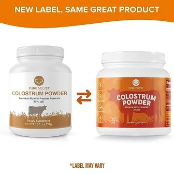 Pure Velvet Bovine Colostrum Powder for Gut Health and Growth