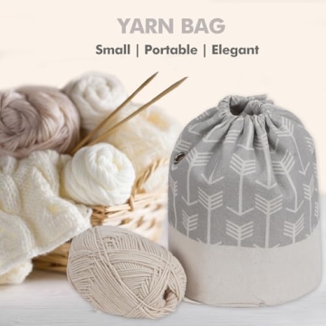 Stylish TOGETRUE Yarn Bag for Knitting and Crocheting Projects