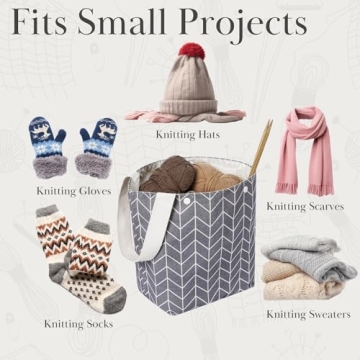 Stylish TOGETRUE Yarn Bag for Knitting and Crocheting Projects