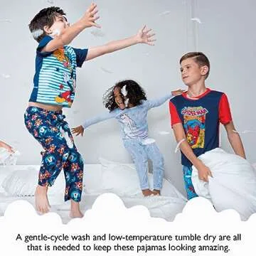 Disney Little Boys' 2-Piece Snug-fit Cotton Holiday Pajama Set, Soft & Cute for Kids, Vampire Mickey