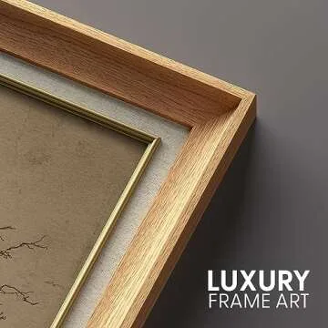 MUDECOR Premium Framed Forest Tree Wall Art for Home