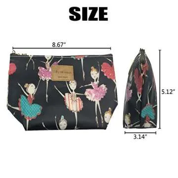 Hunger Ballet Girl Make-Up Cosmetic Tote Bag Carry Case, 14 Patterns (P11417010)
