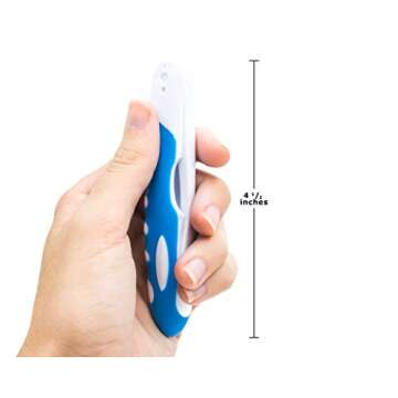 Lingito Travel Toothbrush, On The Go Folding Feature, Medium Bristle Brushes (3 Pack Medium-Multicolor)