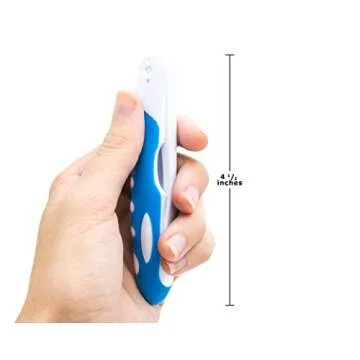 Lingito Travel Toothbrush, On The Go Folding Feature, Medium Bristle Brushes (3 Pack Medium-Multicolor)