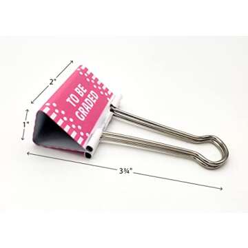 Teacher Created Resources Classroom Management Large Binder Clips