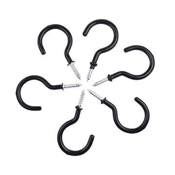 Kare Kind Ceiling Hooks 25 pcs - Durable Rubber Coated Set for Indoor & Outdoor Use